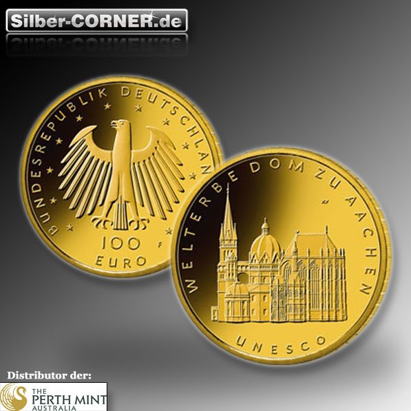 100 Euro Goldmünze Dom zu Aachen 2012 