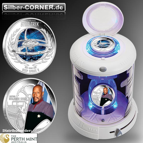 Star Trek - Deep Space Nine - 2 Coin Set + Box + COA*