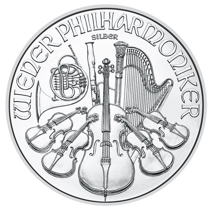 Wiener Philharmoniker 1 Unze Silber 2025