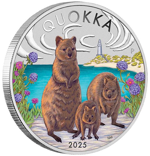 Quokka 1 Unze Silber farbig 2025 kaufen & verkaufen