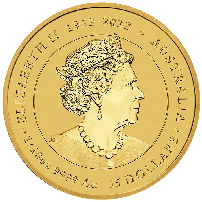 15 Dollar Jahr des Drachen 1/10 Oz Goldmünze 2024