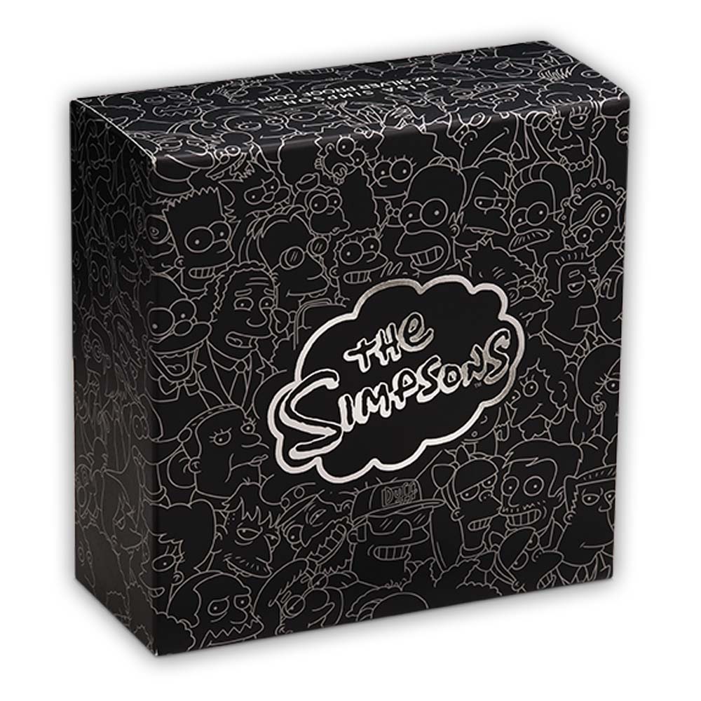 Umverpackung Lisa Simpson Silbermünze