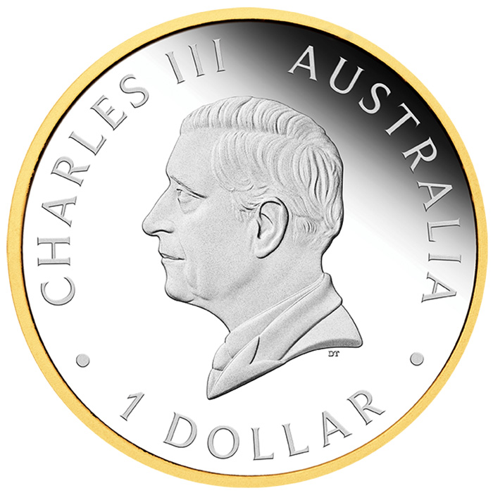 Australien Nugget 2026 Silber 1oz Avers König Charles III