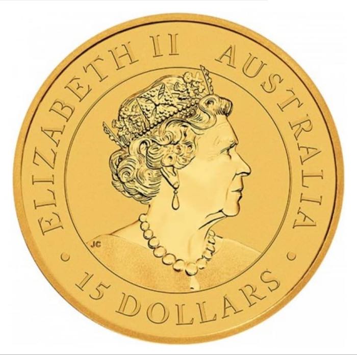 15 Dollar Kookaburra 2020 Gold