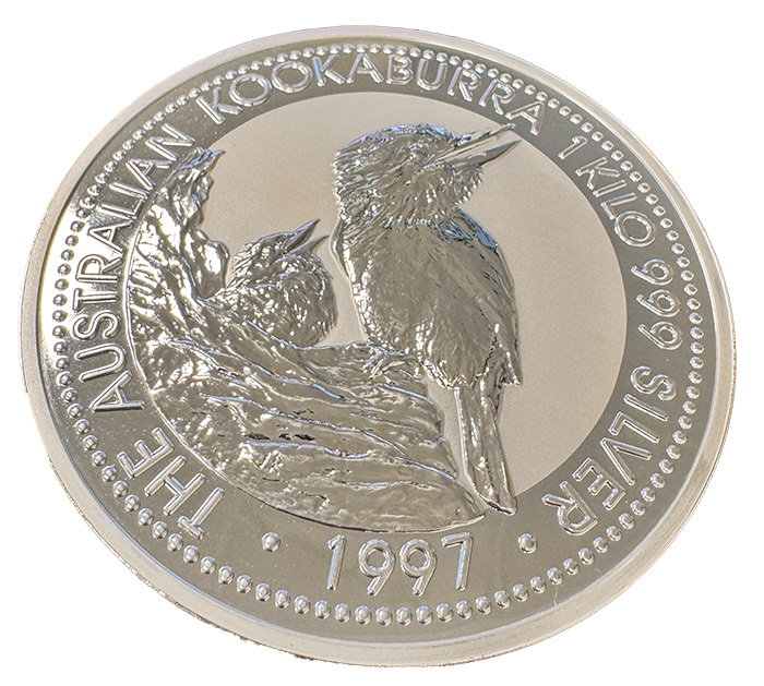 Kookaburra 1 KG Silbermünze 1997 kaufen und verkaufen