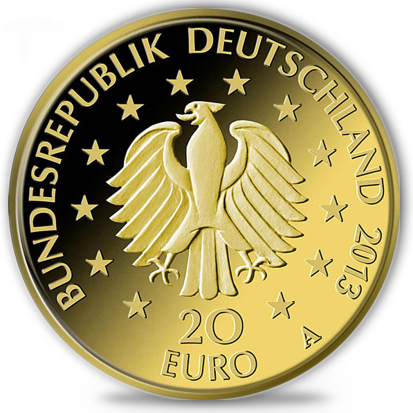 20 Euro Kiefer Deutscher Wald Goldmünze 2013