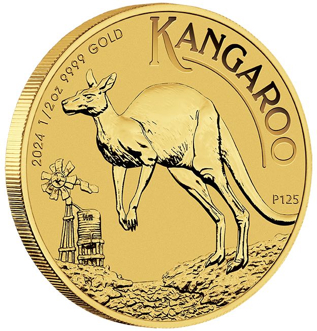Känguru Goldmünze 0,5 Unzen Jahrgang 2024