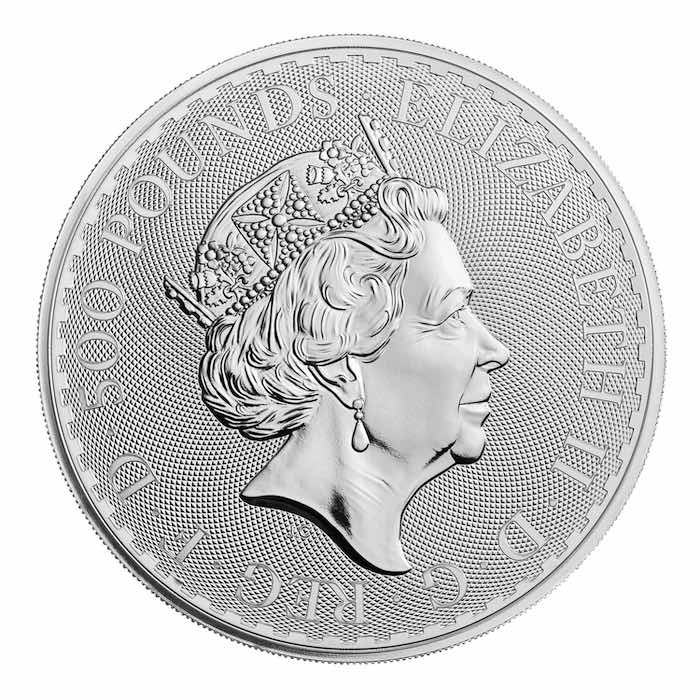 500 Pfund Silbermünze Britannia 2023