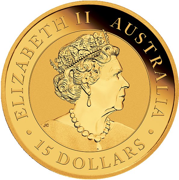 Australien Kookaburra 15 Dollar Goldmünze 2021