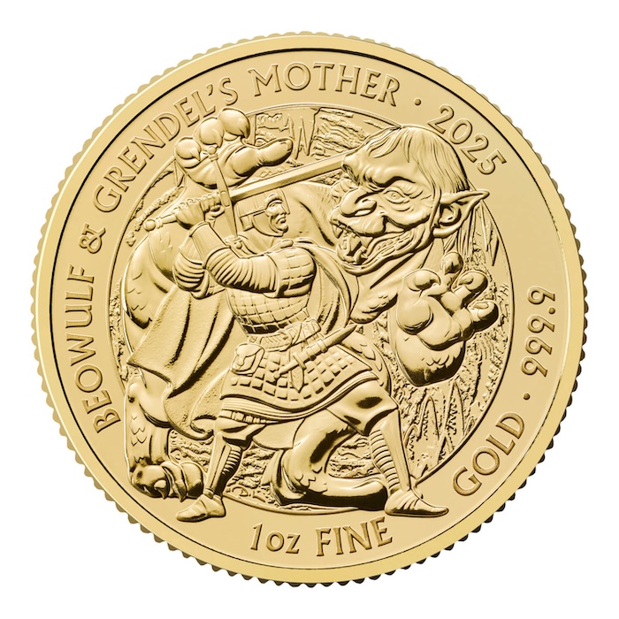 Myths & Legends Beowulf and Mother Grendel´s 1 Oz Gold 2025