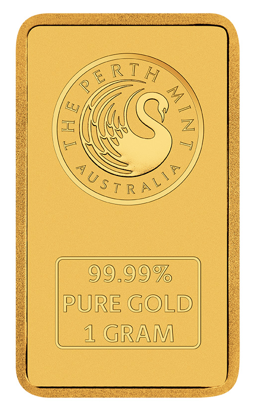 Perth Mint Logo Stranger Things 1 Gramm Goldbarren