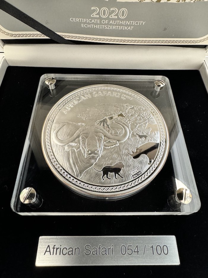 African Safari 1 KG Silbermünze 2020