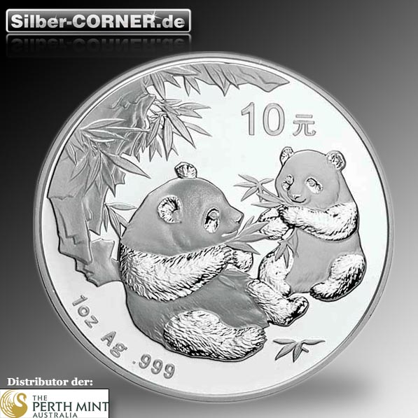 China Panda 1 Oz Silber 2006*