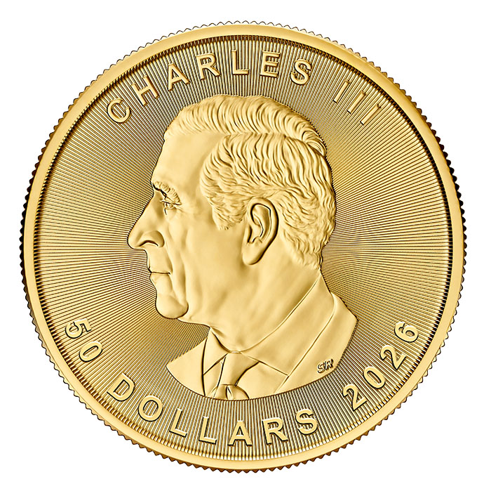 Maple Leaf 50 Dollar Gold 2026 1 Oz 