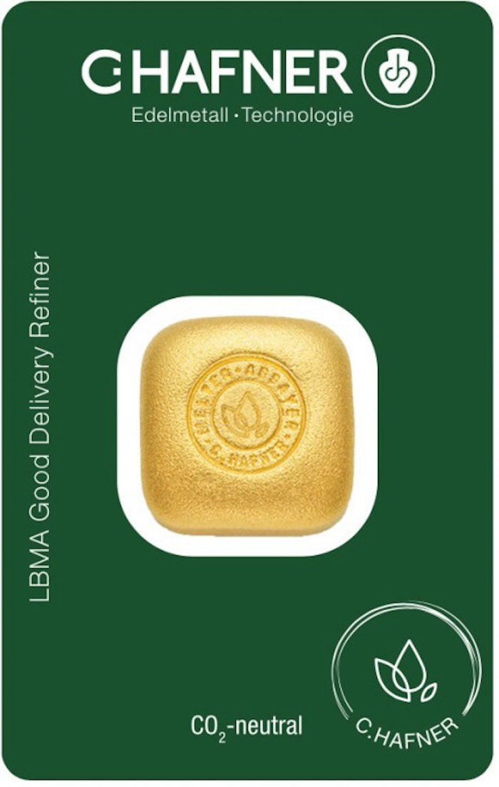 Hafner 1 Unze Goldbarren CO2 neutral