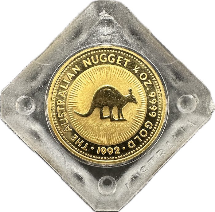 Nugget 1/4 Oz Gold 1992