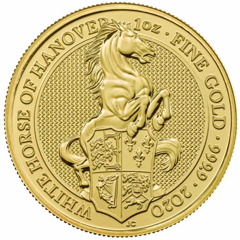 white horse of hanover 1 oz gold 2020