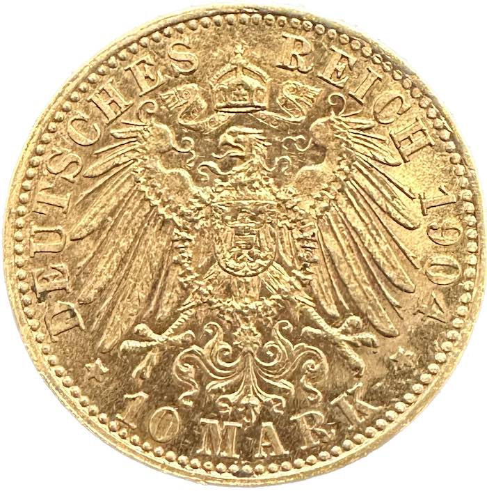 10 Mark Kaiserreich König Otto verschiedene Jahrgänge