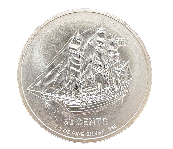 Cook Island Bounty 1/2 Unze Silbermünze verschiedene Jahrgänge