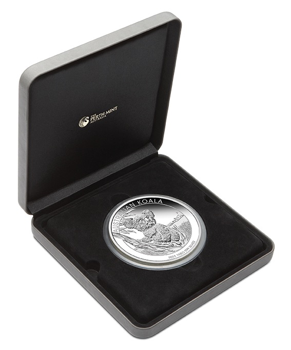 1 kg Koala 2012 Silber Proof mit Original-Etui