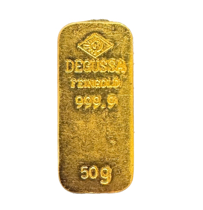 50g Goldbarren von LBMA-zertifizierten Herstellern ohne Originalverpackung bei Silber-CORNER.de.