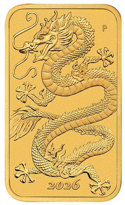 Rectangular Drache 1 Unze Gold 2026 kaufen und verkaufen
