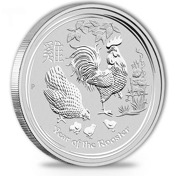 Lunar II Jahr des Hahn 10 kg Silber 2017 kaufen Silber-CORNER.de