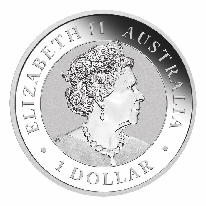 Australien Nugget Little Hero 1 Oz Silber Avers Elizabeth II