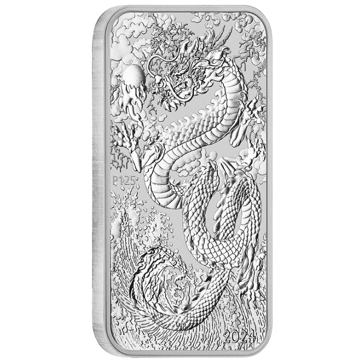 Rectangular 1 Unze Silbermünze 2024