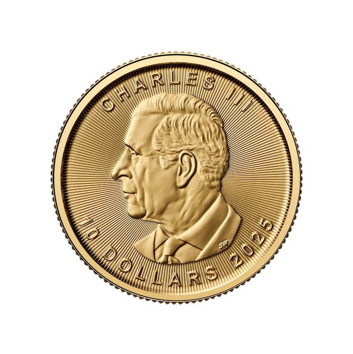 Maple leaf 10 Dollar 2025 goldmünze 