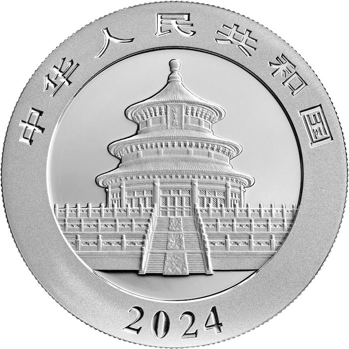 Panda 30 Gramm 2024 Silber