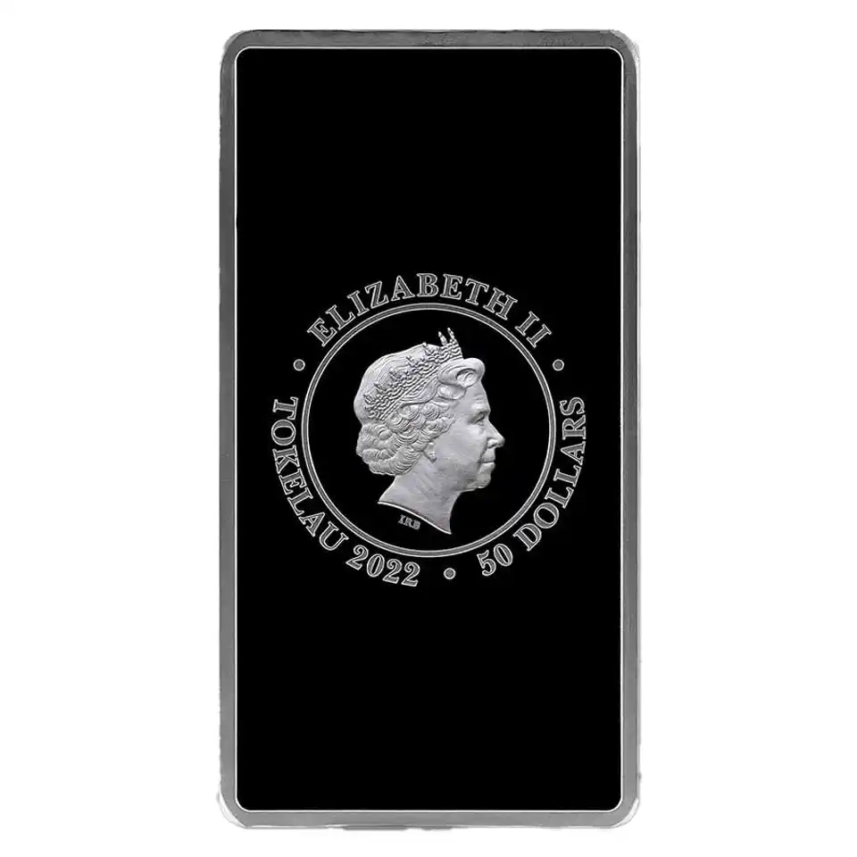 50 Dollar Münzbarren Tokelau Silberbarren