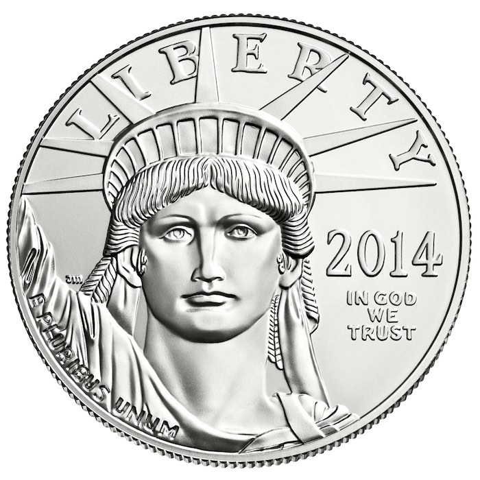 100 Dollar Liberty Platinmünze 1 Unze USA
