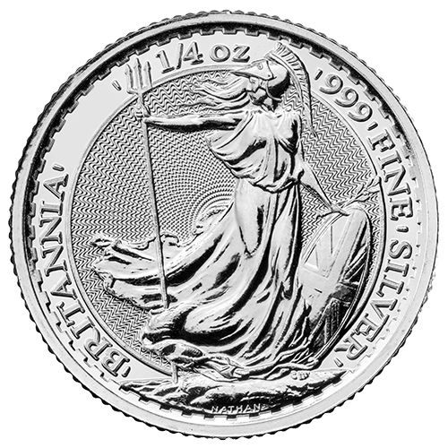Britannia 1/4 Unze Silbermünze verschiedene Jahrgänge