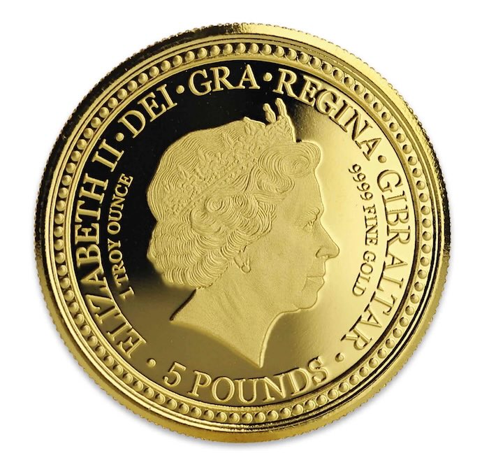 5 Pfund Royal Arms Goldmünzen kaufen und verkaufen Gibraltar