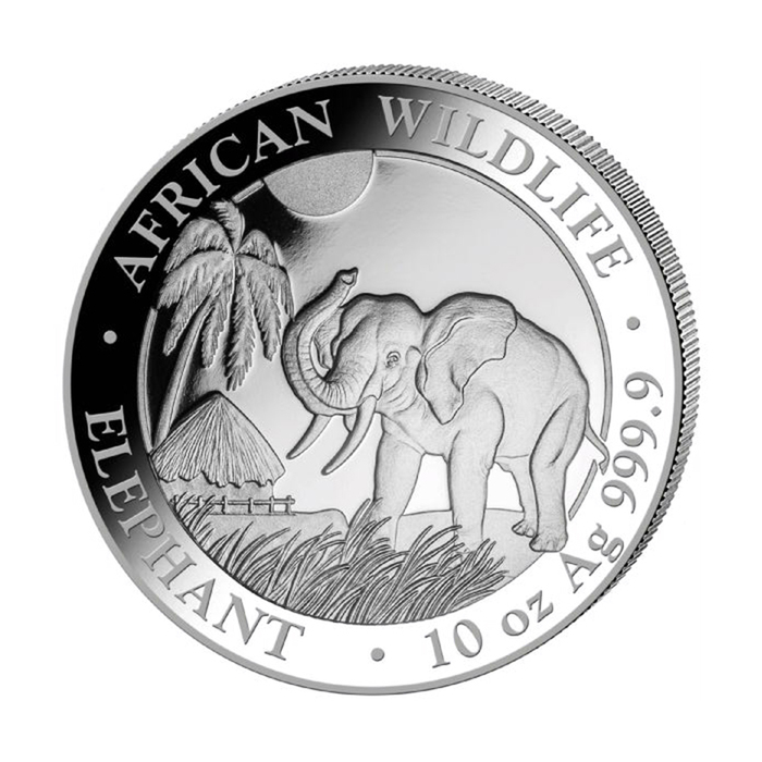 Somalia Elefant 10 Unzen Silbermünze 2018 kaufen und verkaufen