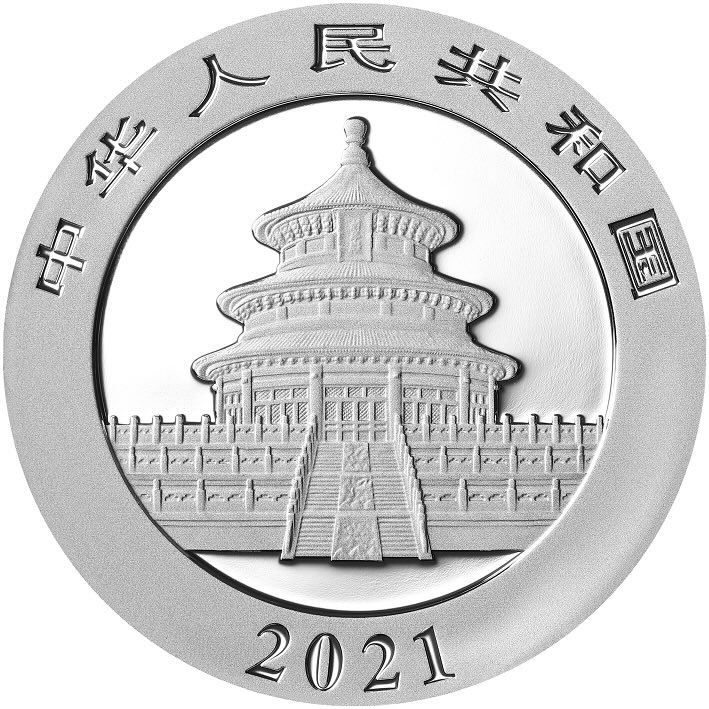 10 Yuan Silbermünze 2021