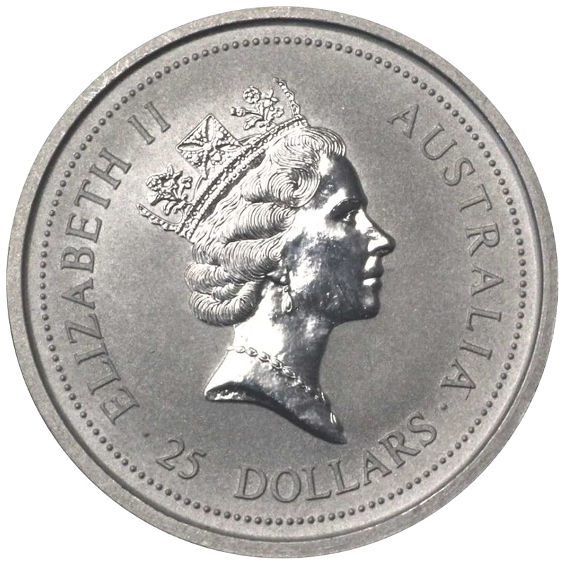 25 Dollar Platin verschiedene Jahrgänge