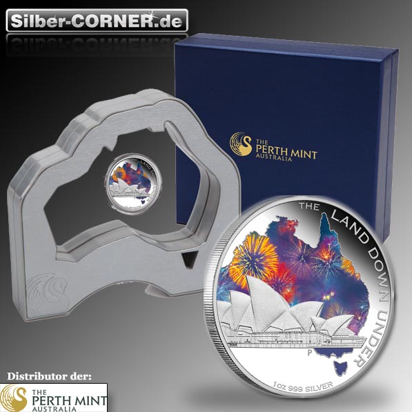 The Land Down Under - Opera House 1 Oz Silber Proof Coin*