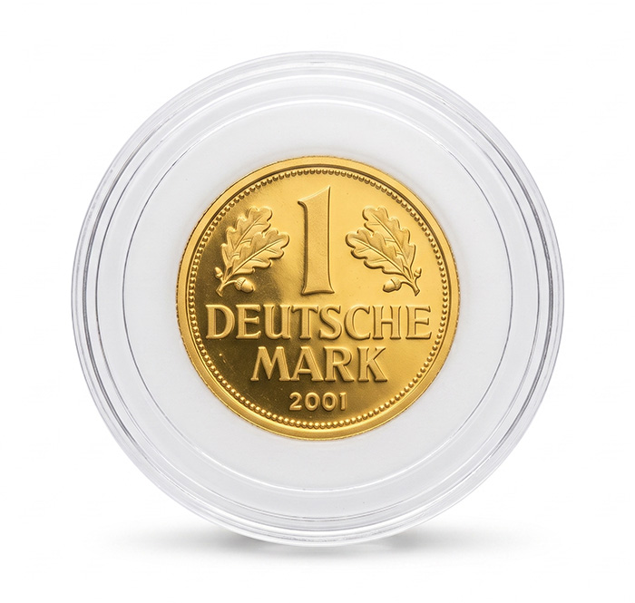 1 Deutsche Mark Goldmünzen kaufen und verkaufen.