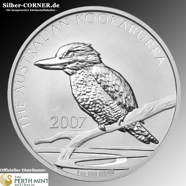 Kookaburra 1 KG Silbermünze 2007
