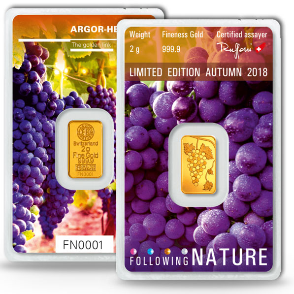 Following Nature - Herbst / Autum - 2 Gramm Gold 2018