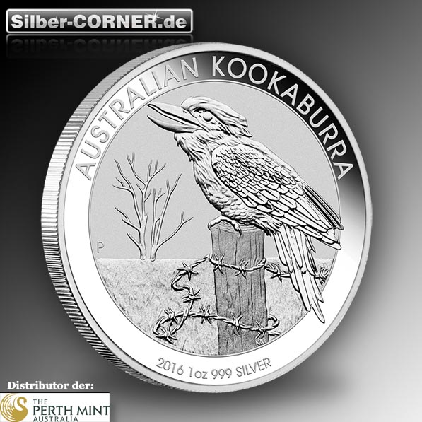 Australien Kookaburra 1 Unze Silber 2016