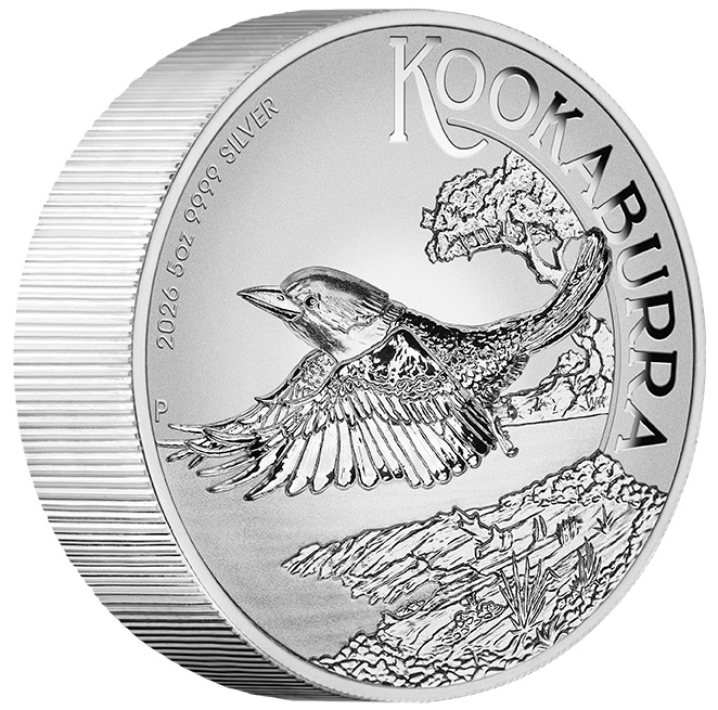 Kookaburra Incused 5 Oz Silber 2026