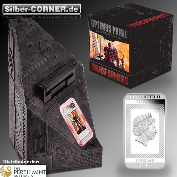 Transformers Optimus Prime 1 oz silber