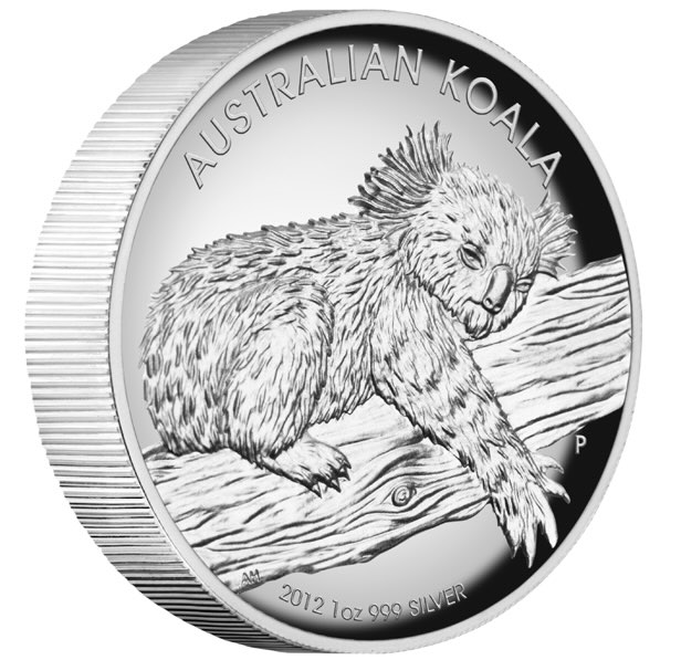 Australien Koala 1 Unze Silbermünze High Relief 2012