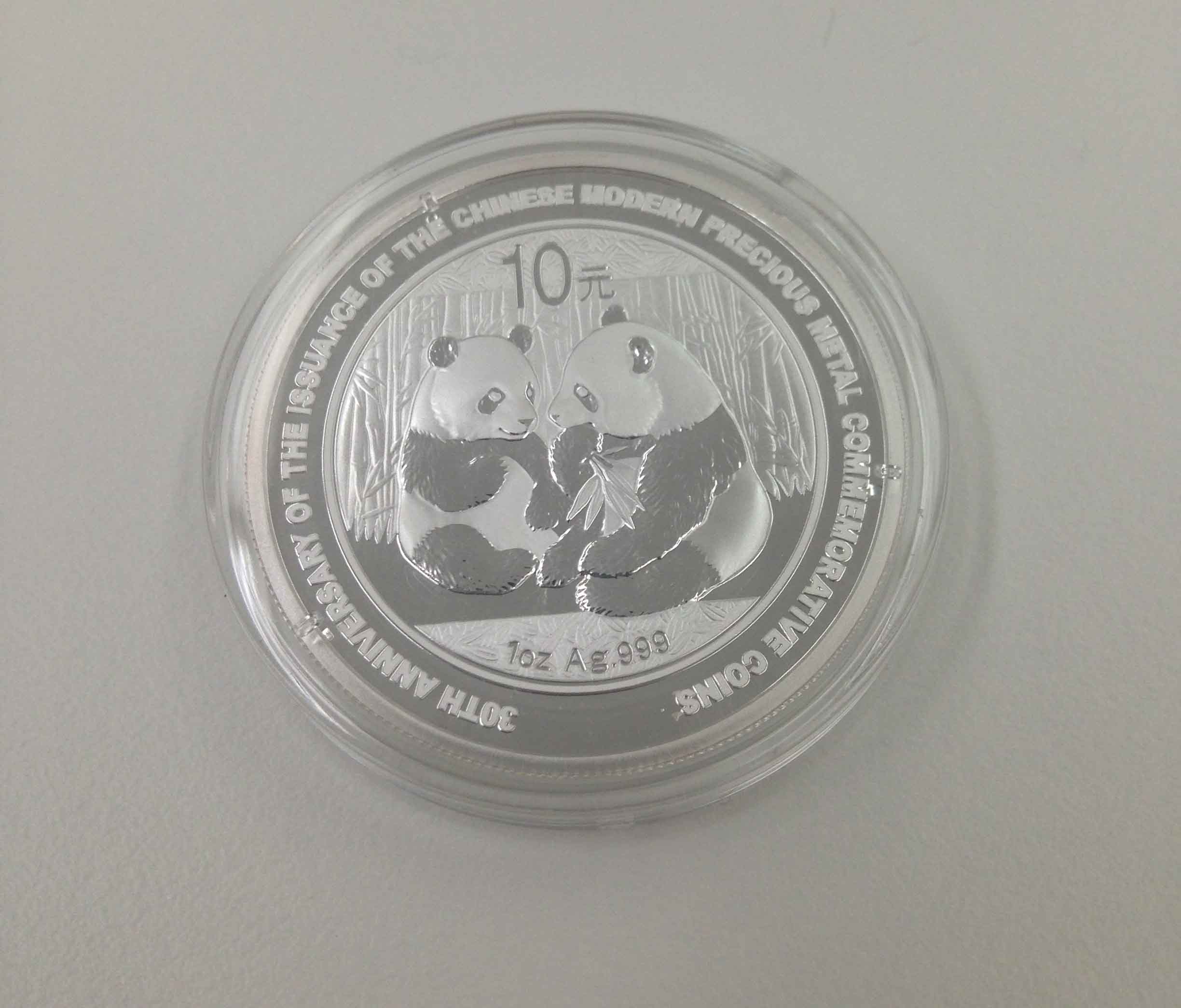 30 Jahre China Panda 1 Unze Silbermünze 2009 kaufen und verkaufen 