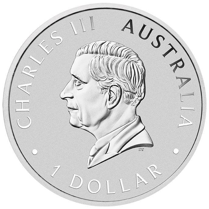 Charles Kookaburra 1 Dollar 2024