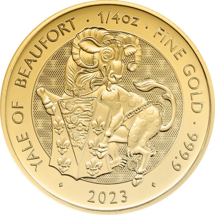 Yale of Beaufort 1/4 Oz Goldmünze 2023