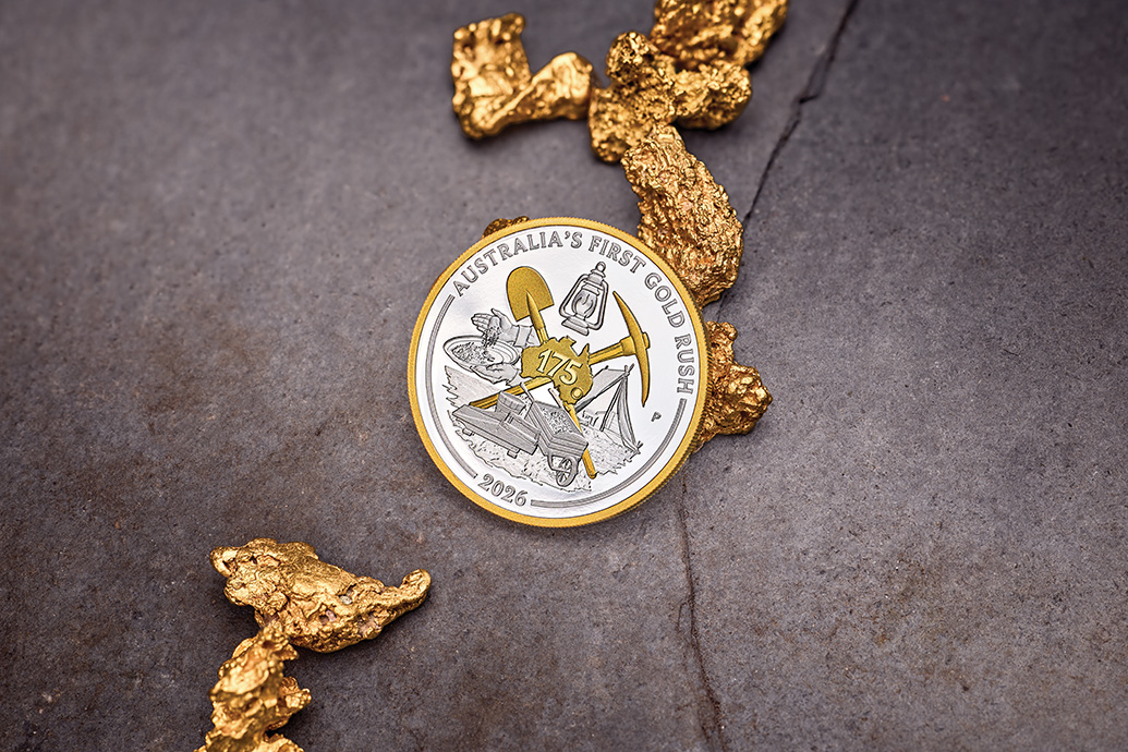 Mood Shot 175 Jahre First Gold Rush Silber